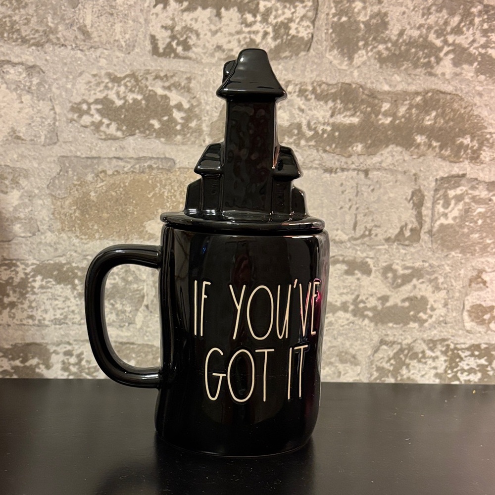 Black Halloween Mug with "If you got it...haunt it"